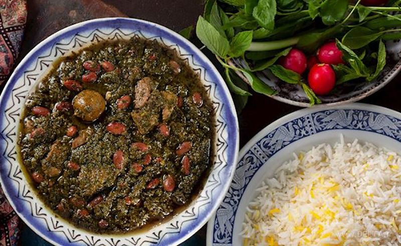غذای برتر ایرانی قرمه سبزی 