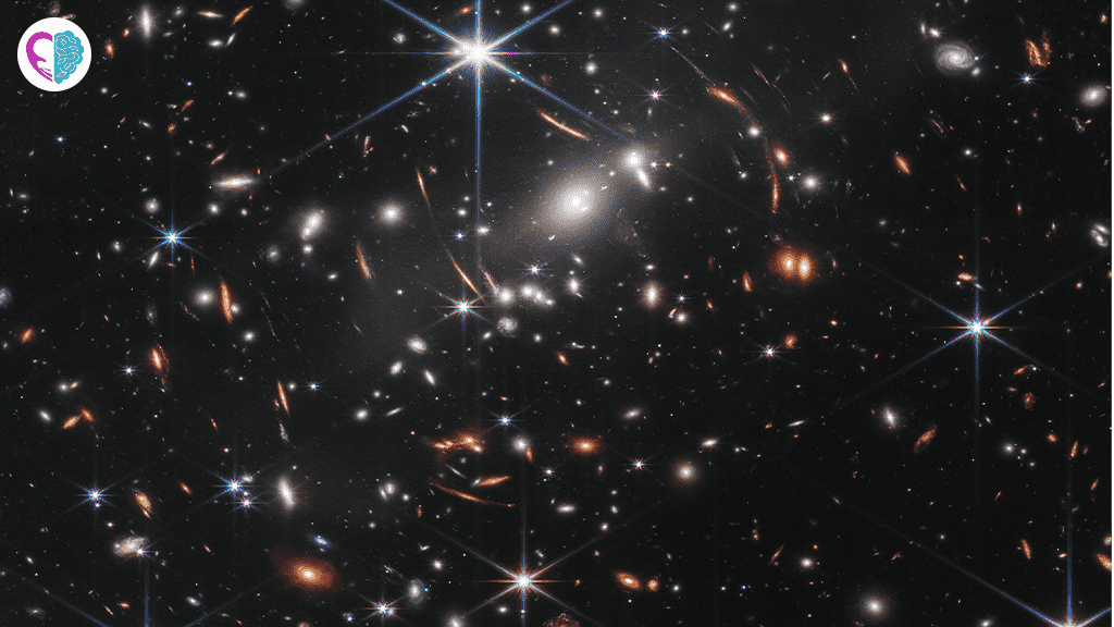 تصویری از تلسکوپ فضایی جیمز وب کهکشان های 13 میلیارد سال پیش را به ما نشان می دهد.